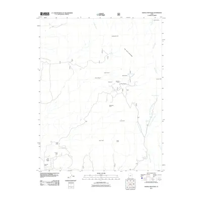 2011 Map of Saddle Mountain, 2011 Print