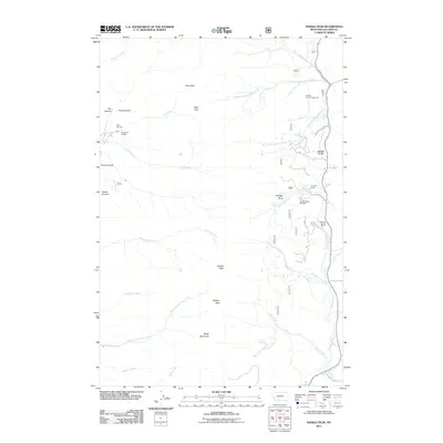 2011 Map of Saddle Peak, 2011 Print