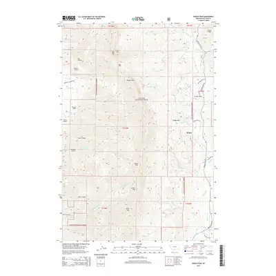 2014 Map of Saddle Peak, 2014 Print