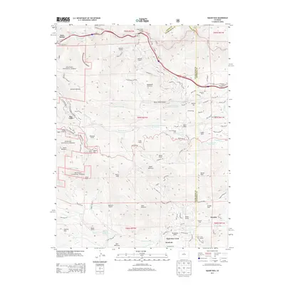 2013 Map of Saddleback Mountain, 2013 Print