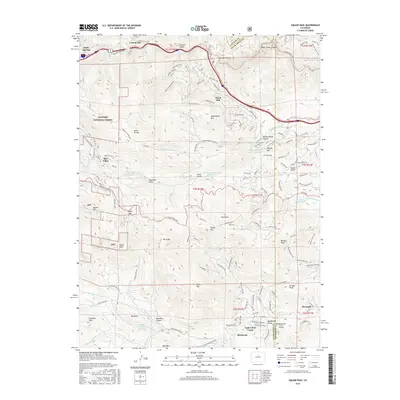 2016 Map of Saddleback Mountain, 2016 Print