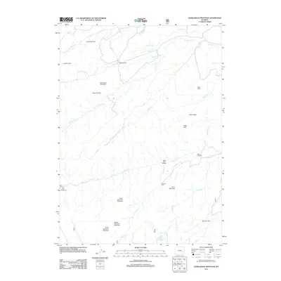 2012 Map of Saddleback Mountain, 2012 Print