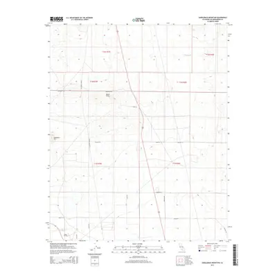 2015 Map of Saddleback Mountain, 2015 Print