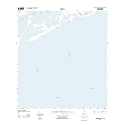 2012 Map of Saddlebunch Keys, 2012 Print