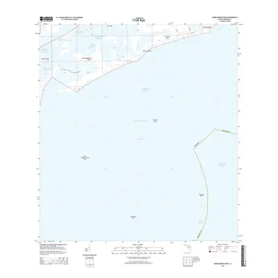 2015 Map of Saddlebunch Keys, 2015 Print