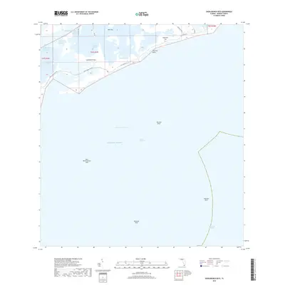2018 Map of Saddlebunch Keys, 2018 Print