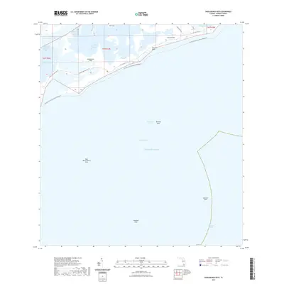 2021 Map of Saddlebunch Keys, 2021 Print