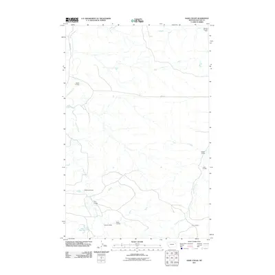 2011 Map of Sadie Coulee, 2011 Print
