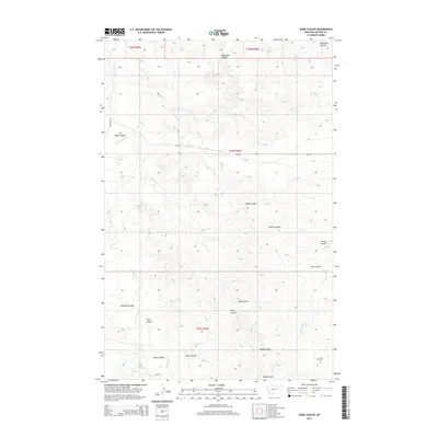 2014 Map of Sadie Coulee, 2014 Print