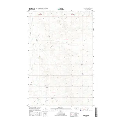 2017 Map of Sadie Coulee, 2017 Print