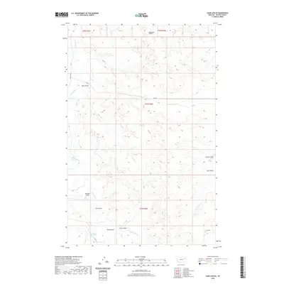 2020 Map of Sadie Coulee, 2020 Print