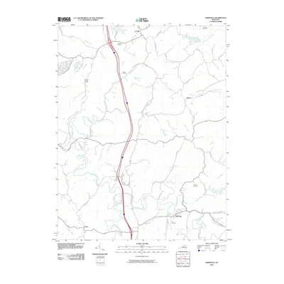 2010 Map of Sadieville, 2010 Print