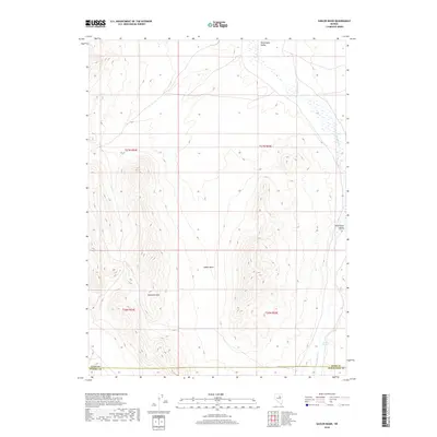 2018 Map of Sadler Basin, 2018 Print