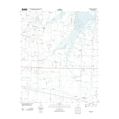 2013 Map of Sadler, 2013 Print