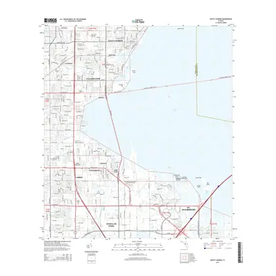 2015 Map of Safety Harbor, 2015 Print