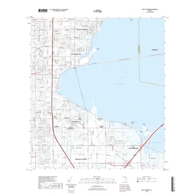 2018 Map of Safety Harbor, 2018 Print