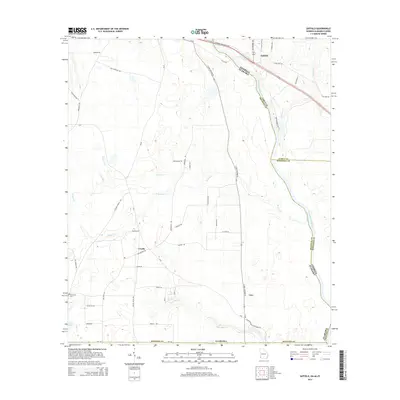 2014 Map of Saffold, 2014 Print