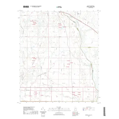 2020 Map of Saffold, 2020 Print