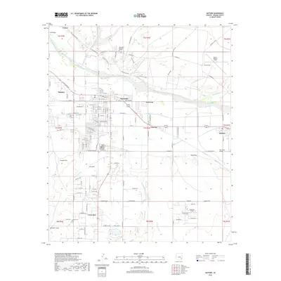 2018 Map of Safford, 2018 Print