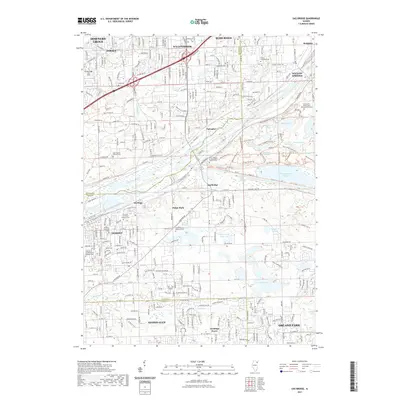 2021 Map of Sag Bridge, 2021 Print