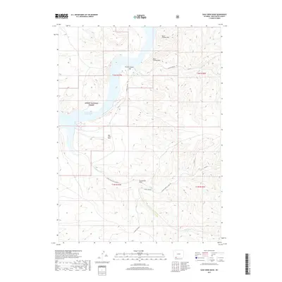2017 Map of Sage Creek Basin, 2017 Print