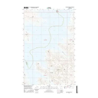 2017 Map of Sage Creek Point, 2017 Print