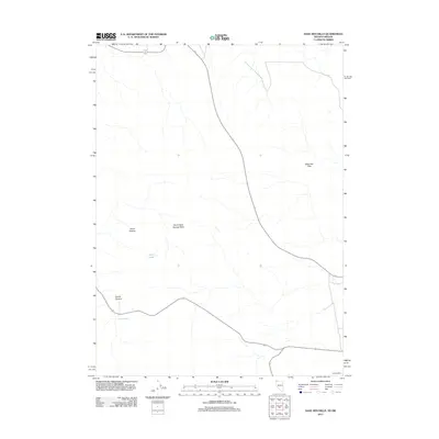 2011 Map of Sage Hen Hills, 2011 Print