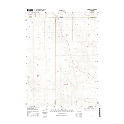 2015 Map of Sage Hen Hills, 2015 Print