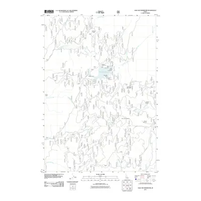 2011 Map of Sage Hen Reservoir, 2011 Print
