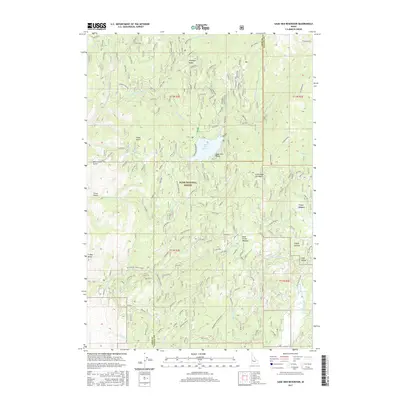 2017 Map of Sage Hen Reservoir, 2017 Print