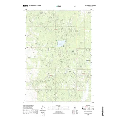 2020 Map of Sage Hen Reservoir, 2020 Print