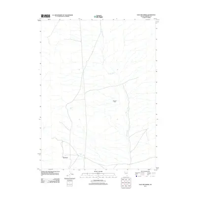 2011 Map of Sage Hen Spring, 2011 Print