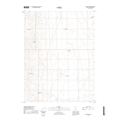 2018 Map of Sage Hen Spring, 2018 Print