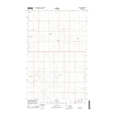 2014 Map of Sage Lake, 2014 Print