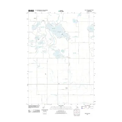 2011 Map of Sage Lake, 2011 Print