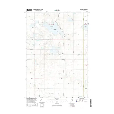 2014 Map of Sage Lake, 2014 Print