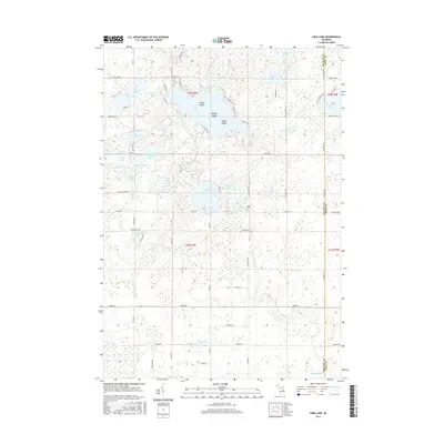 2017 Map of Sage Lake, 2017 Print