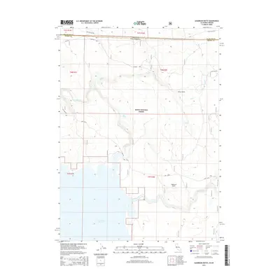2015 Map of Sagebrush Butte, 2015 Print