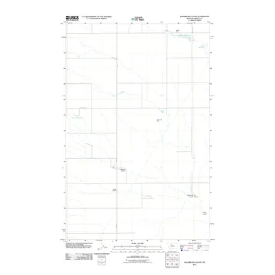 2011 Map of Sagebrush Coulee, 2011 Print