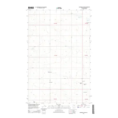 2014 Map of Sagebrush Coulee, 2014 Print
