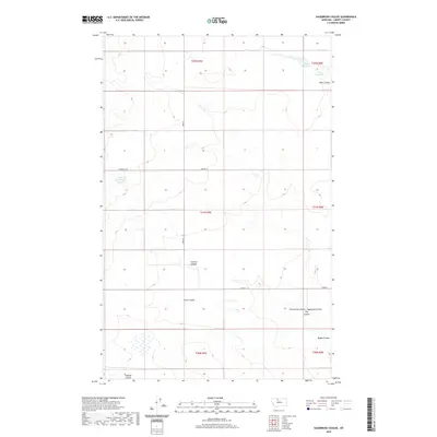 2020 Map of Sagebrush Coulee, 2020 Print