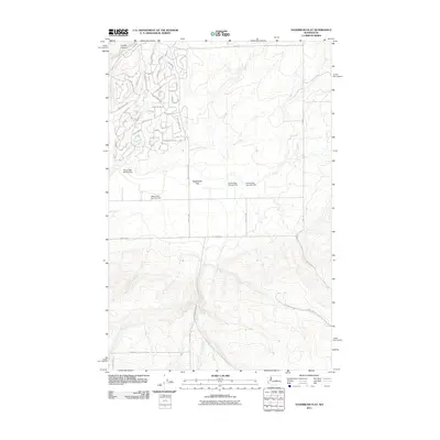 2011 Map of Sagebrush Flat, 2011 Print