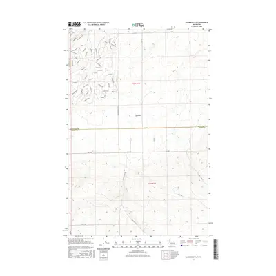 2017 Map of Sagebrush Flat, 2017 Print
