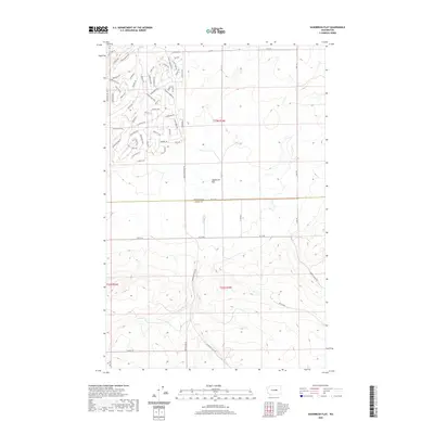 2020 Map of Sagebrush Flat, 2020 Print