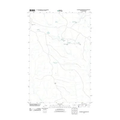 2011 Map of Sagebrush Reservoir, 2011 Print