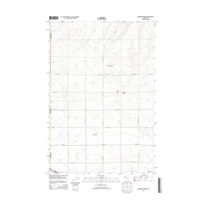 2013 Map of Sagebrush Ridge, 2013 Print