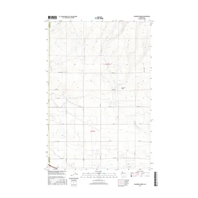 2017 Map of Sagebrush Ridge, 2017 Print