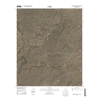 2013 Map of Sagebrush Valley West, 2013 Print