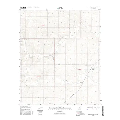 2017 Map of Sagebrush Valley West, 2017 Print