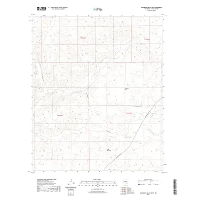2020 Map of Sagebrush Valley West, 2020 Print